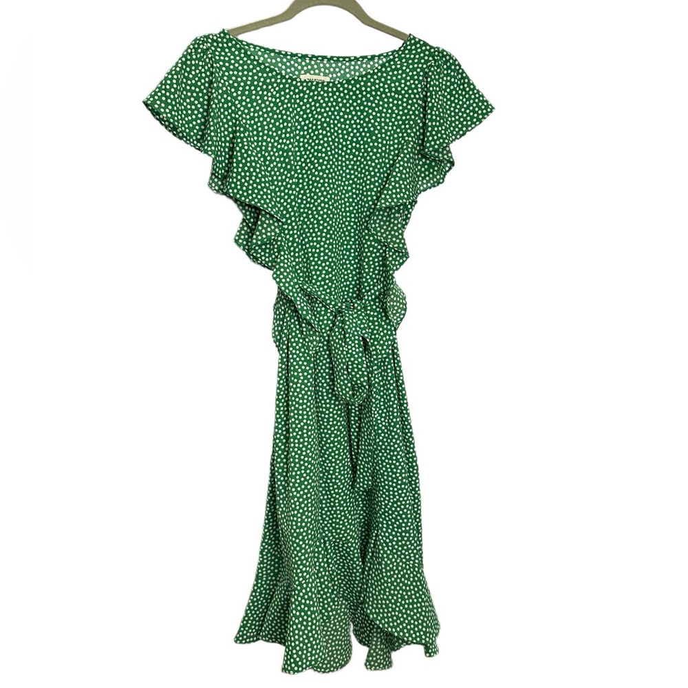 MAX STUDIO high-low ruffled dress - S